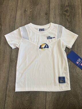 NFL Los Angeles Rams White Kids Short Sleeve Team Tee